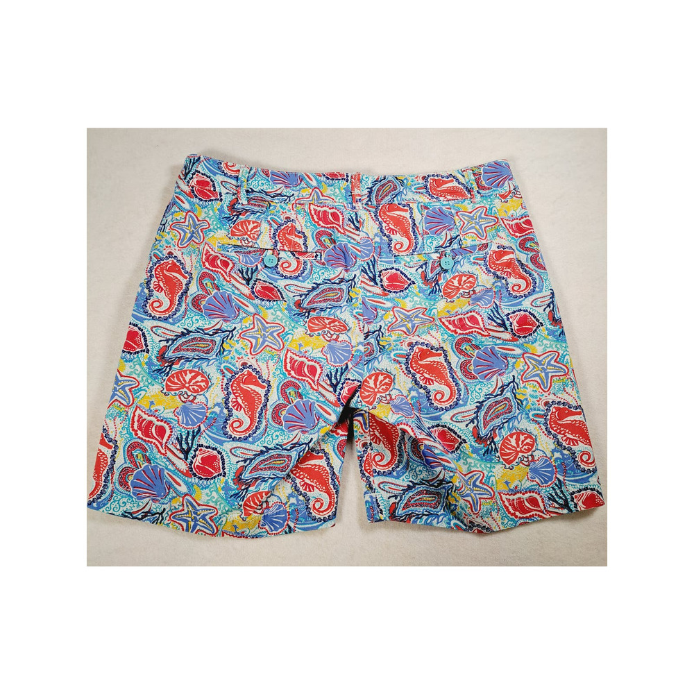 Talbots 2 The Weekend Short Women's Sea Design Shorts Small - Picture 2 of 7